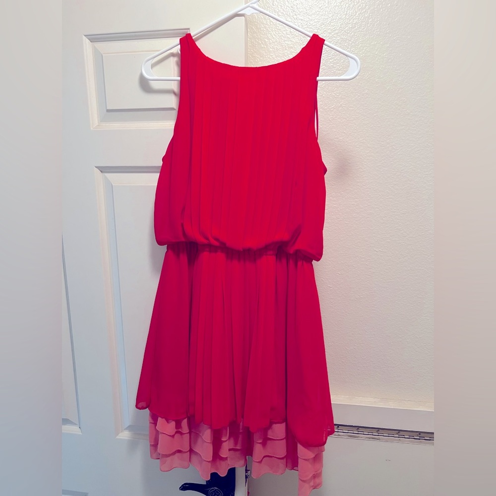 Pink Ruffled Jessica Simpson Dress